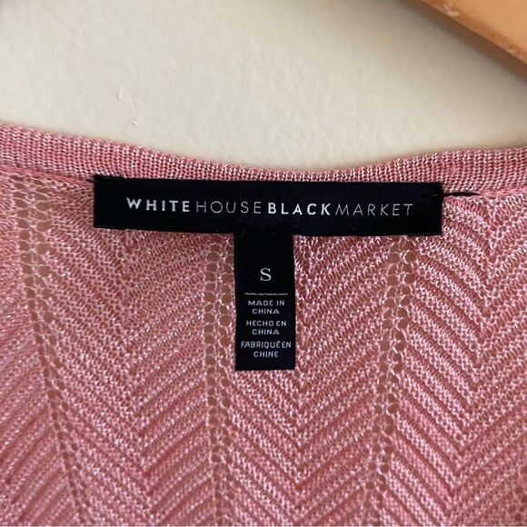 Like new WHBM rose sweater size Small - Picture 6 of 7